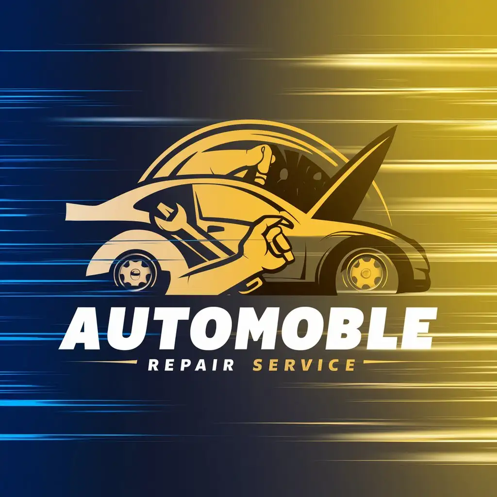 Логотип сервиса по починке автомобилей