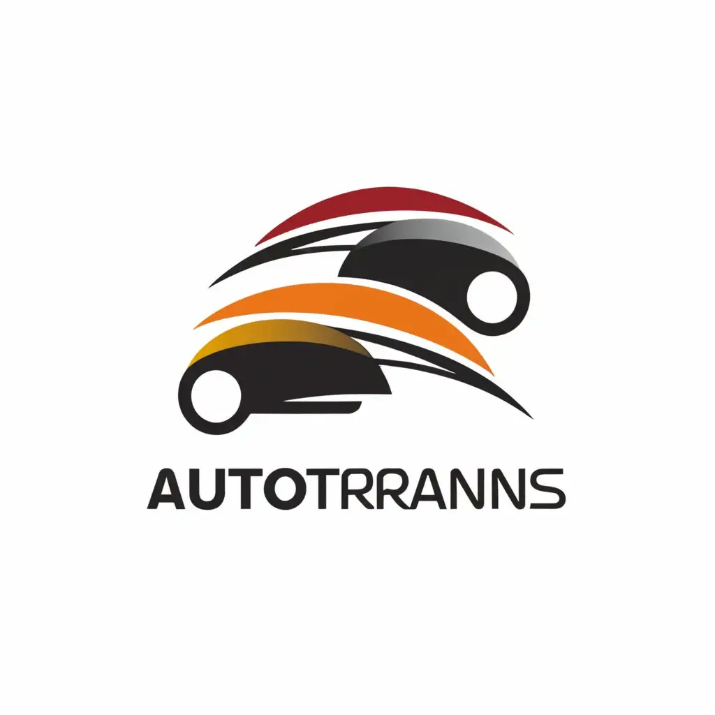 a logo design,with the text "Autotrans", main symbol:modern cars for rent,Умеренный,be used in Другие industry,clear background
