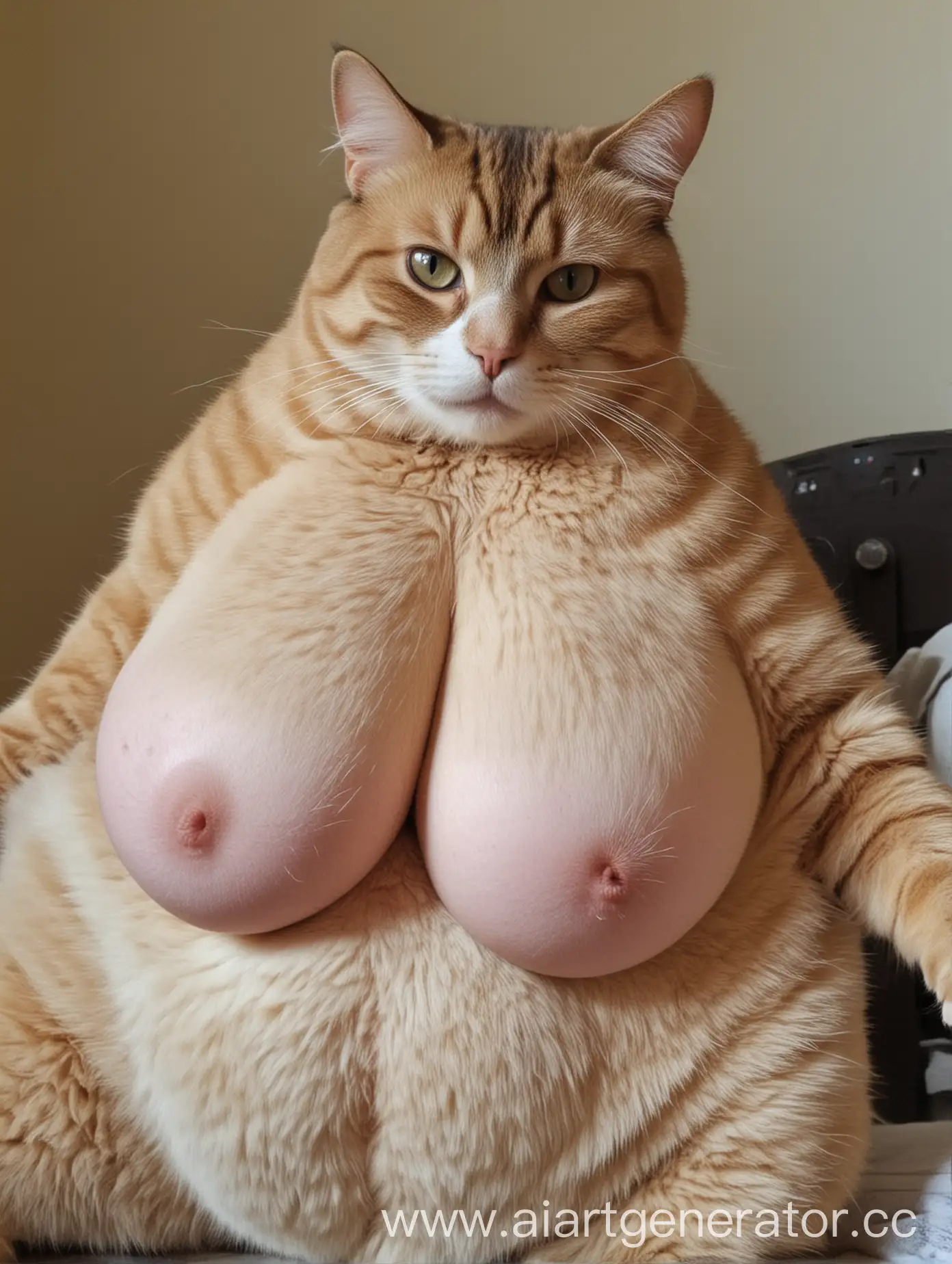 Big tits cat