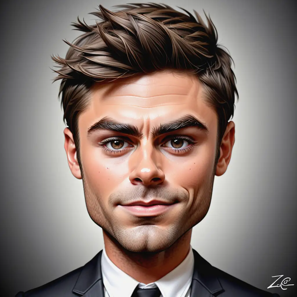 karikatur, Zac Efron