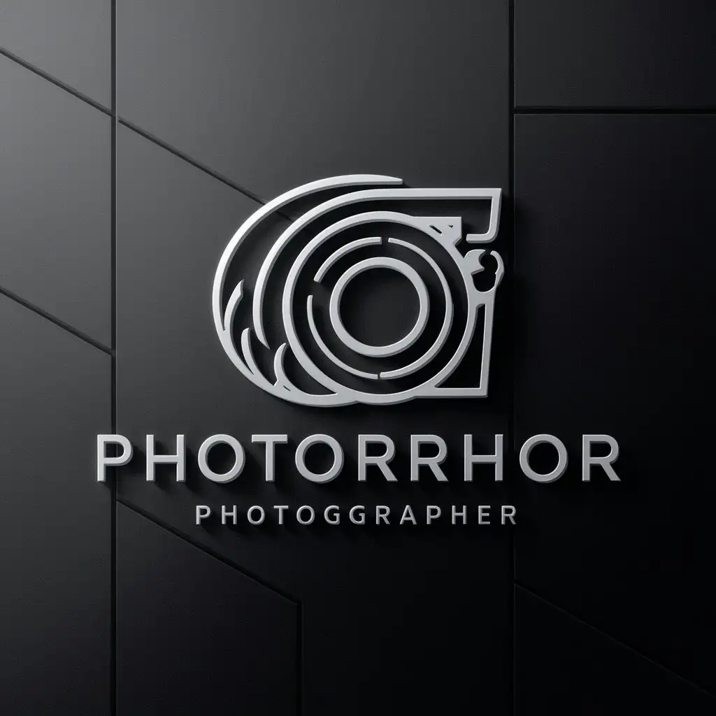 Modern-Vector-Logo-Design-on-Black-Background-for-Designer-Photographer