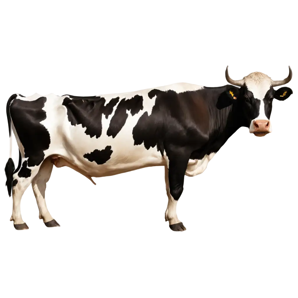 HighQuality-Cow-PNG-Image-Enhancing-Visual-Content-with-Clarity-and-Detail