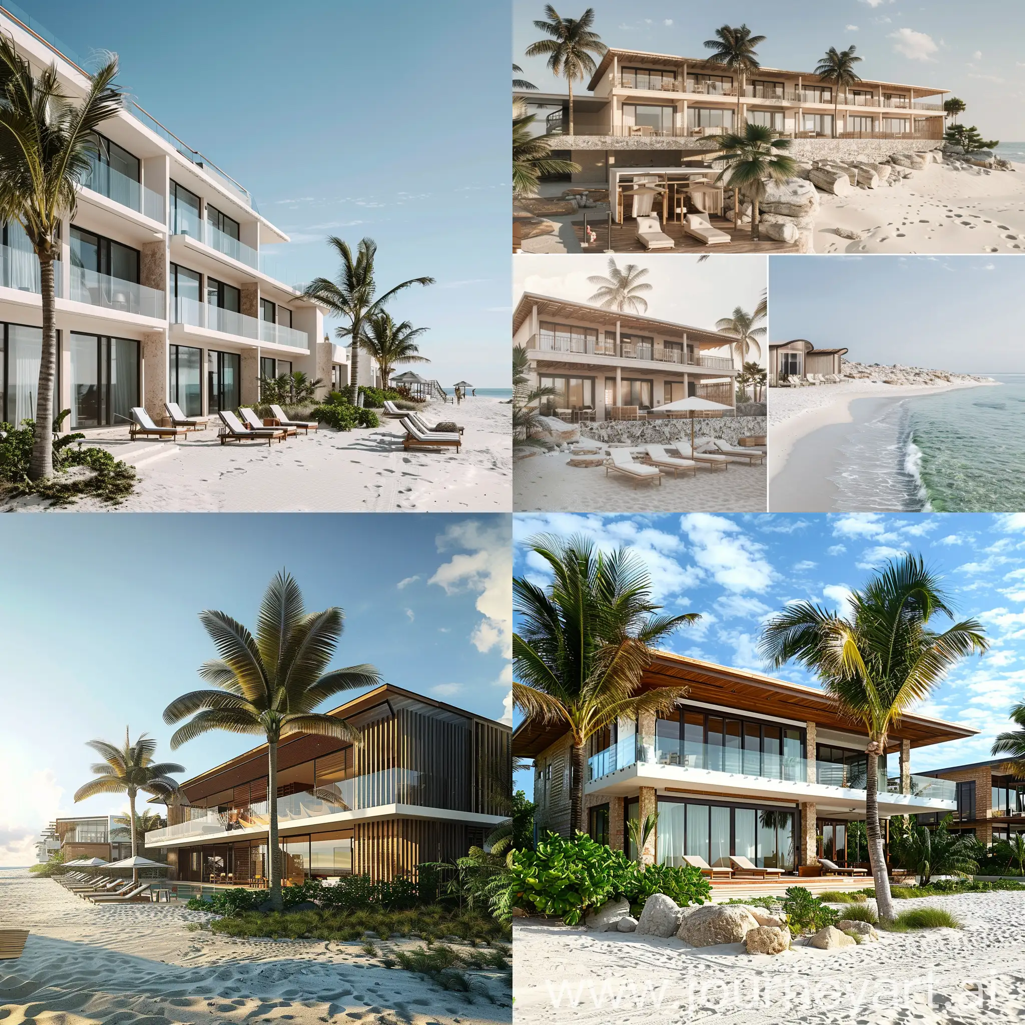 exterior beach hotel design