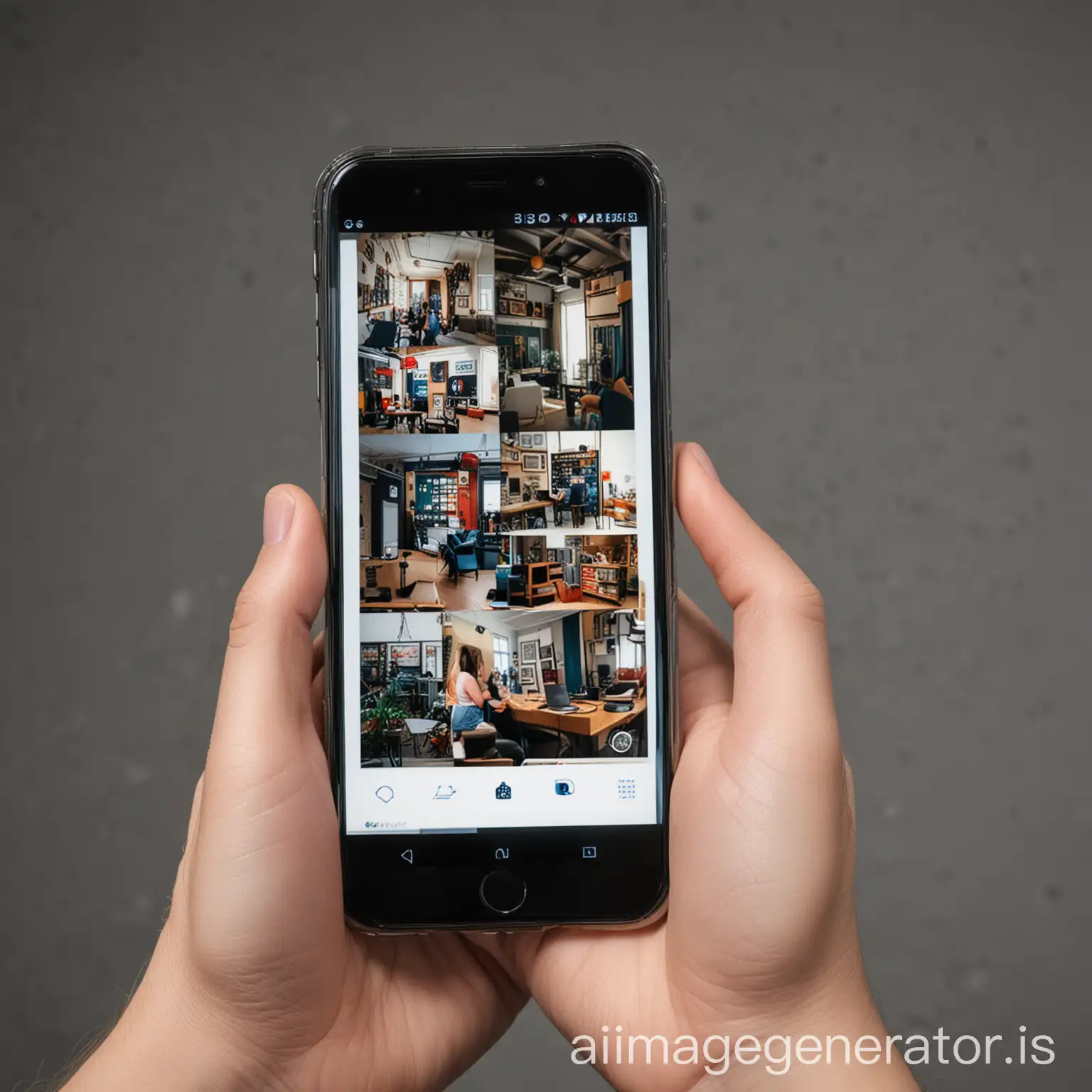 A smartphone is a versatile device combining computing power, communication tools, and a high-quality camera. With AI capabilities, it can generate images creatively, turning photos into artworks or creating unique visual compositions. It's a pocket-sized powerhouse for both productivity and creative expression.