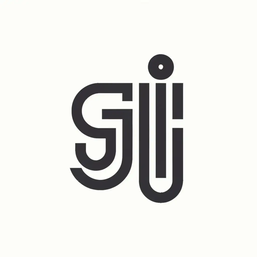 a logo design,with the text "GJI", main symbol:gji,Moderate,be used in Retail industry,clear background