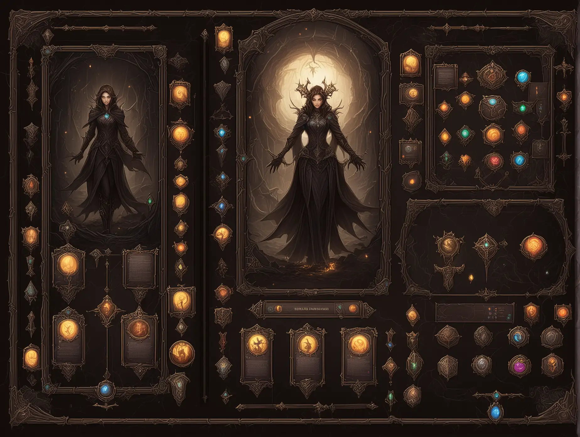 Dark-Fantasy-Novel-Interface-with-Mysterious-Icons-and-Frames
