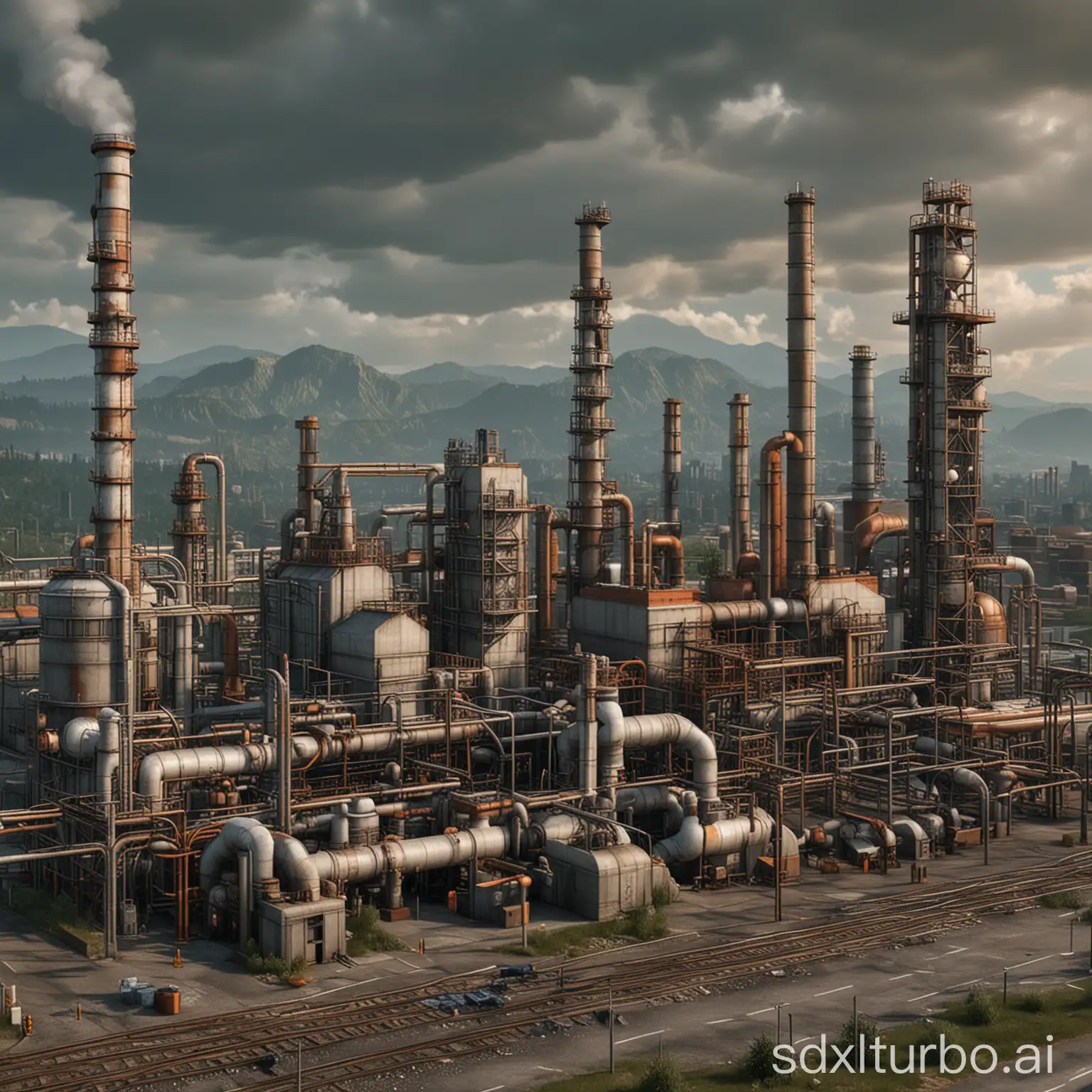 Chemical Plant Zone from Sonic in realistic