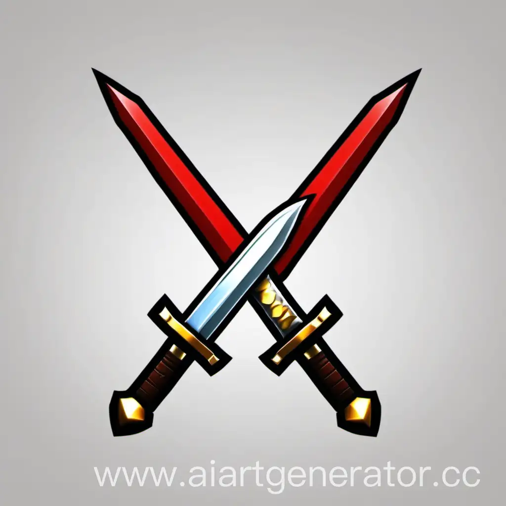 Roblox-Swords-Icon-Digital-Gaming-Illustration-with-Iconic-Swords