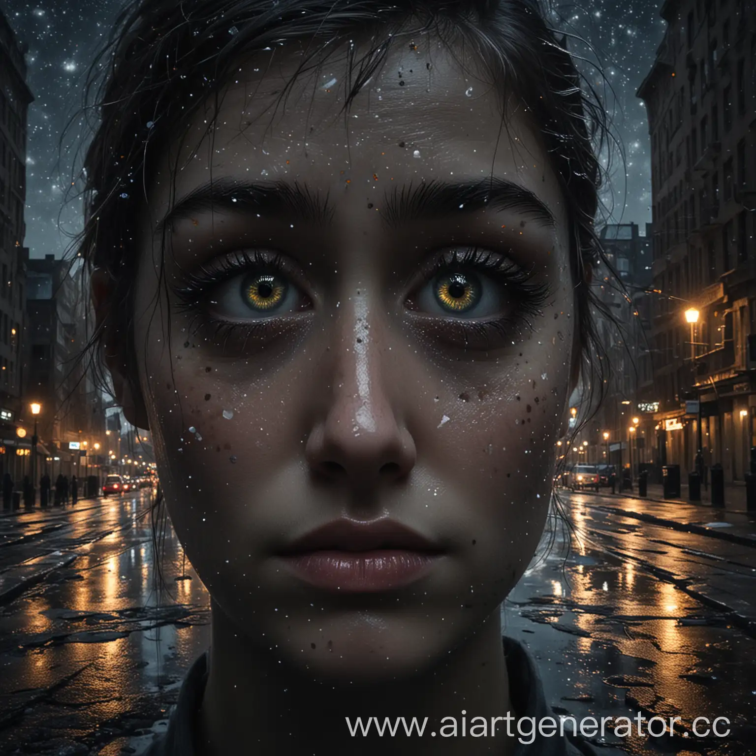 Starry-Night-Cityscape-with-Piercing-Eyes