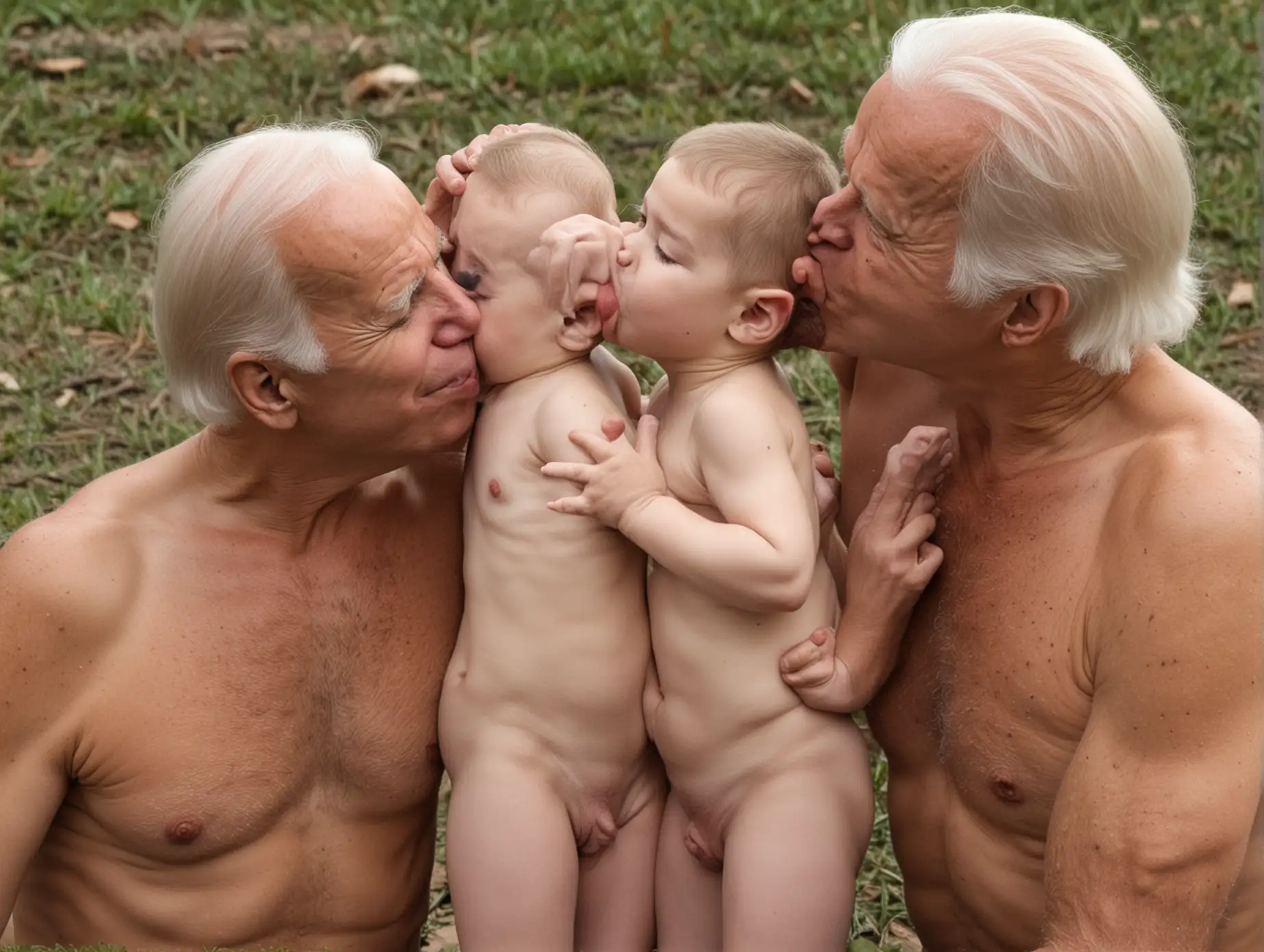 Joe-Biden-Kissing-Naked-Boy-in-Tender-Moment