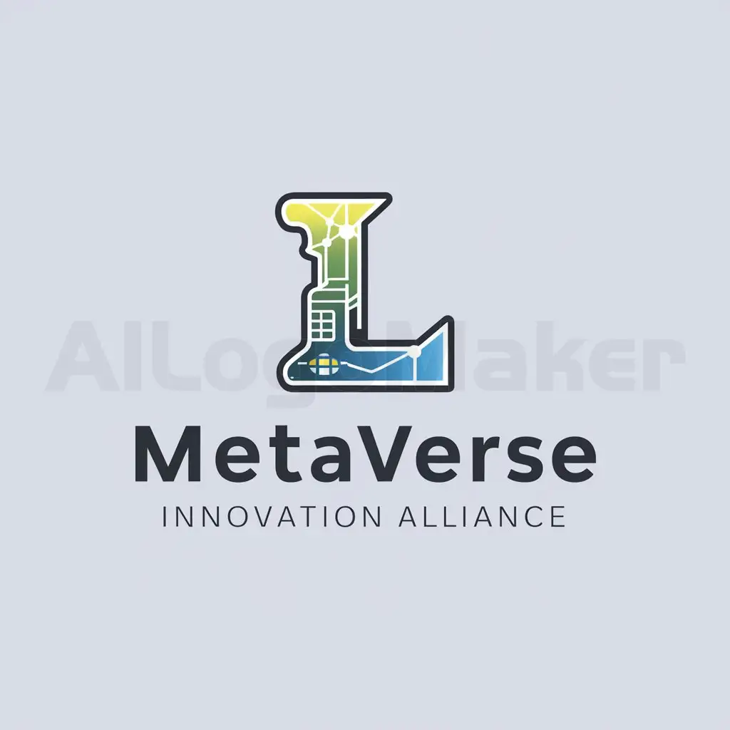 a logo design,with the text "Metaverse Innovation Alliance", main symbol:L,Moderate,clear background