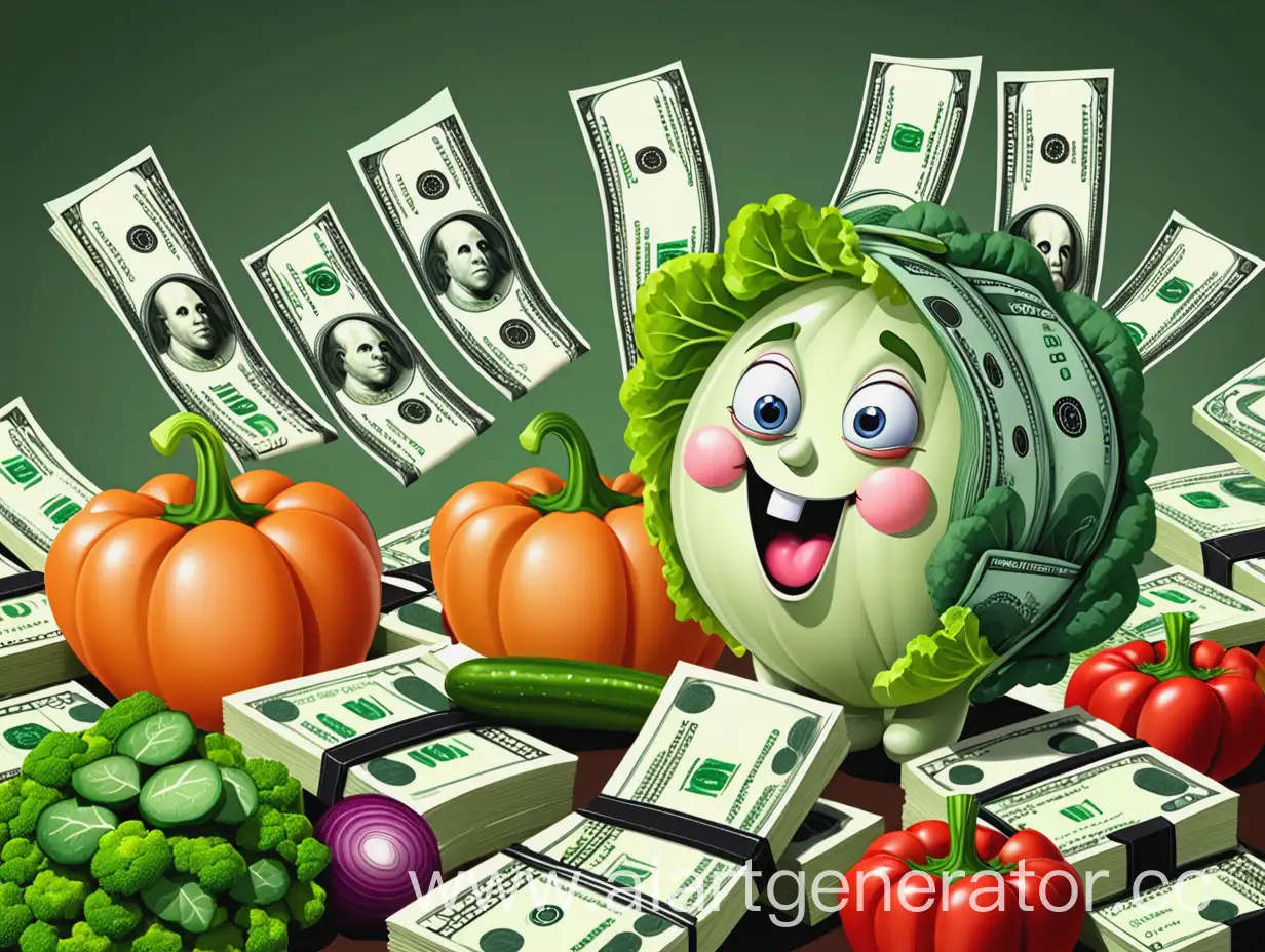 Cartoon-Characters-Harvesting-Money-Vegetables
