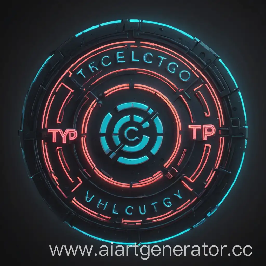 Glowing-Crypto-Legacy-Logo-on-Circular-Neon-Sign