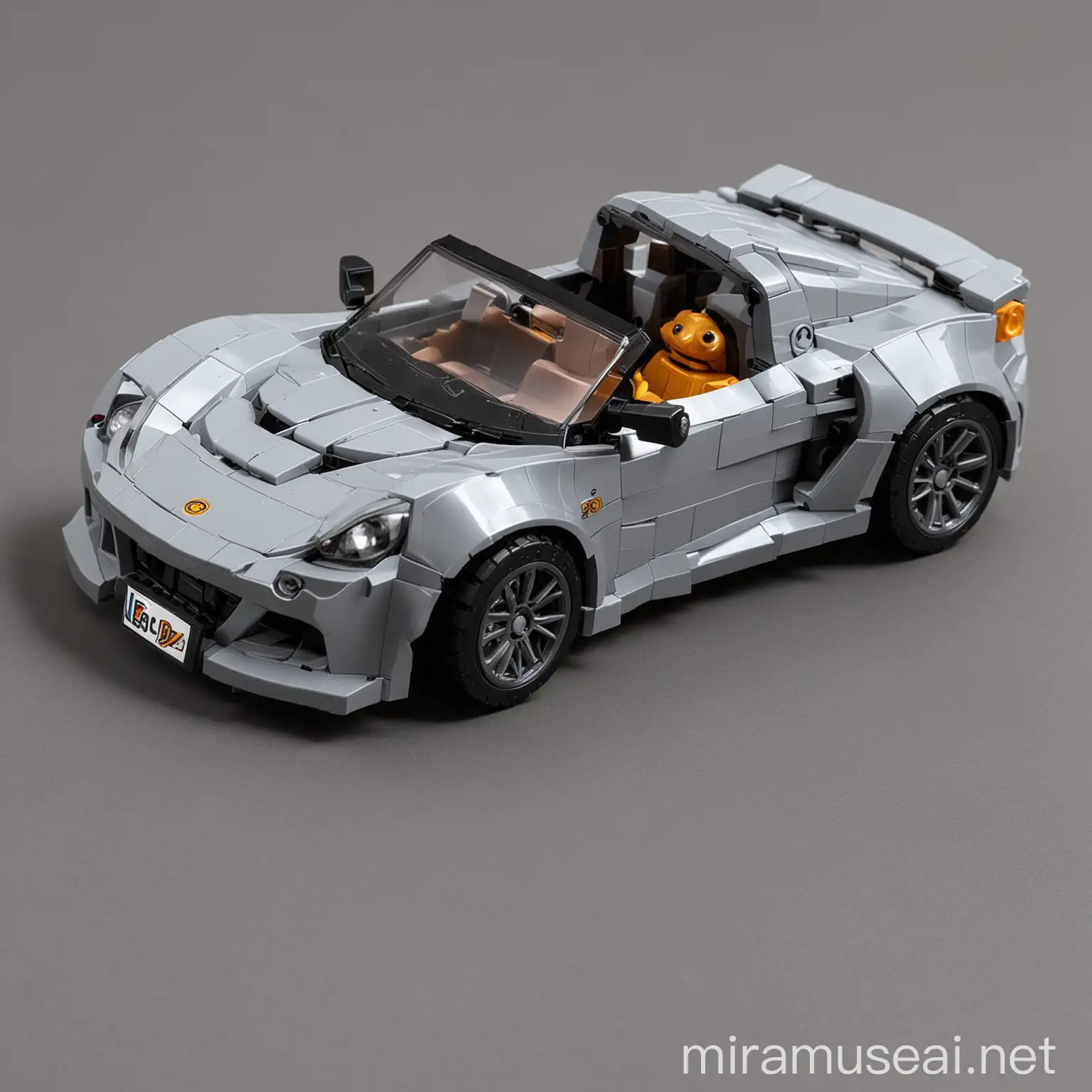 Grey Lotus Elise Lego model idea