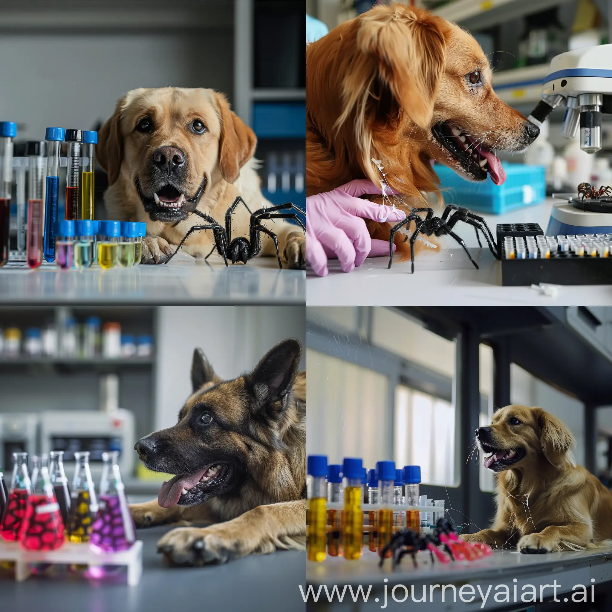 Hybrid-Experiment-SpiderDog-Genetic-Fusion-in-Laboratory-Setting