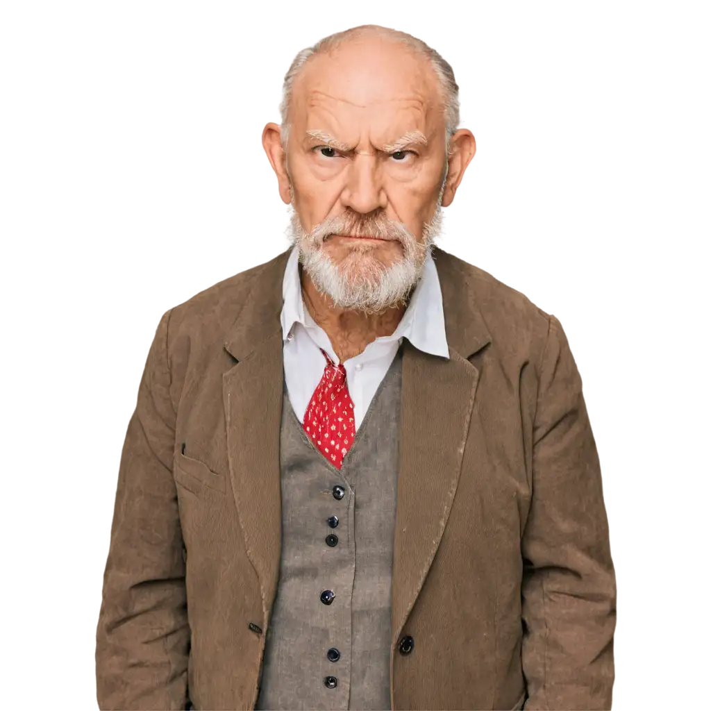 Grumpy Old Man PNG Image Capturing the Essence of Elderly Discontent ...