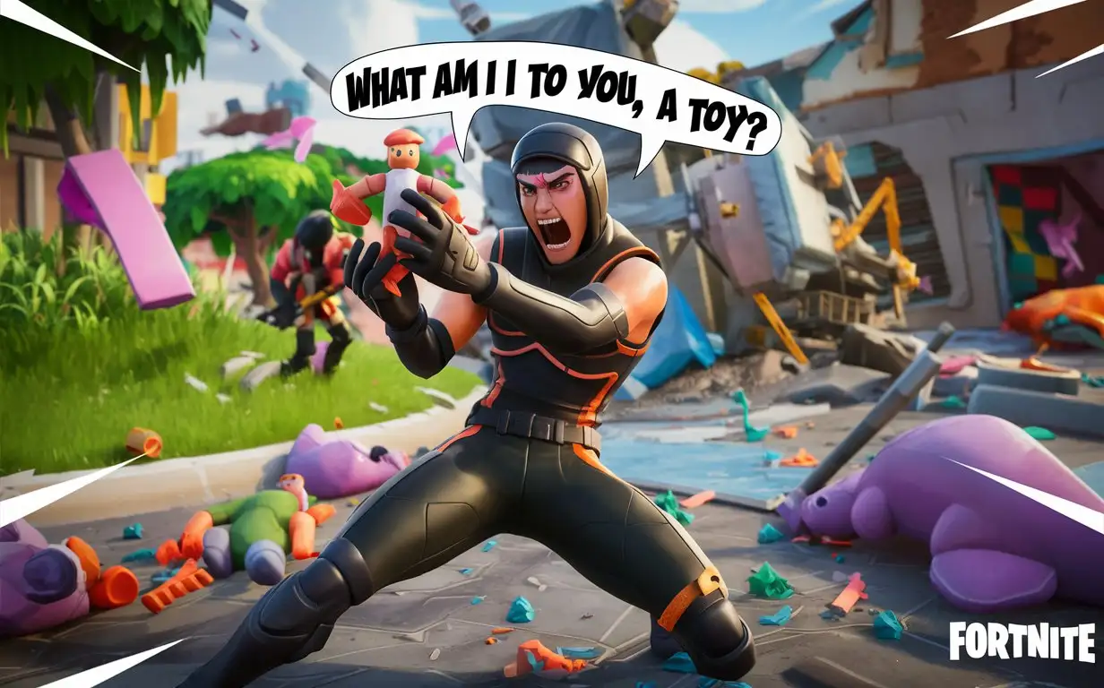 What am I to you, a toy?! Fortnite