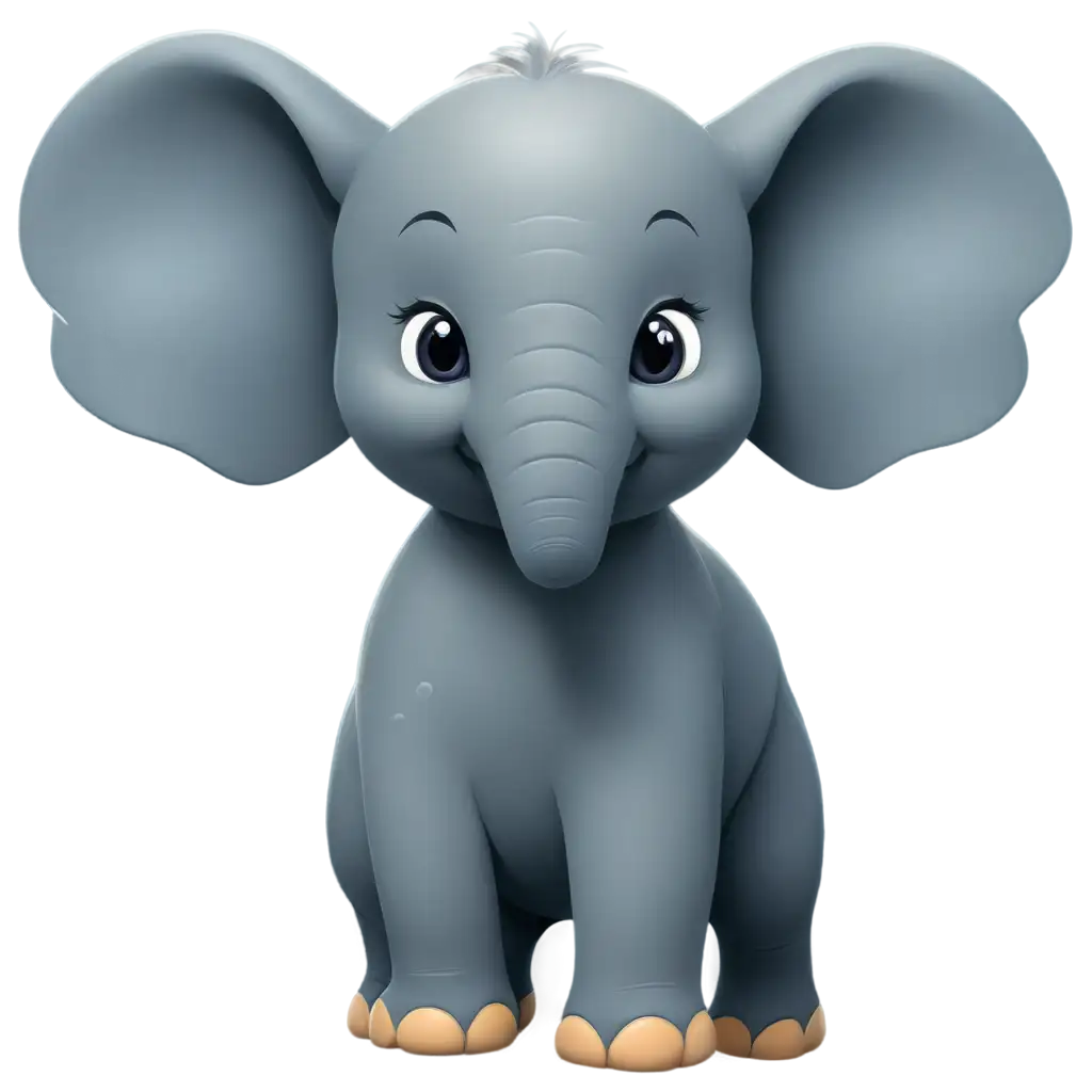  A elephant in cartoon style