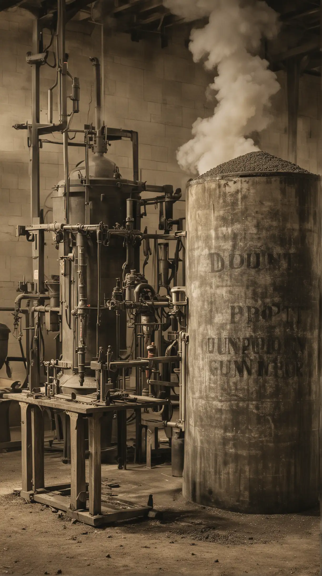 dupont gunpowder production 
