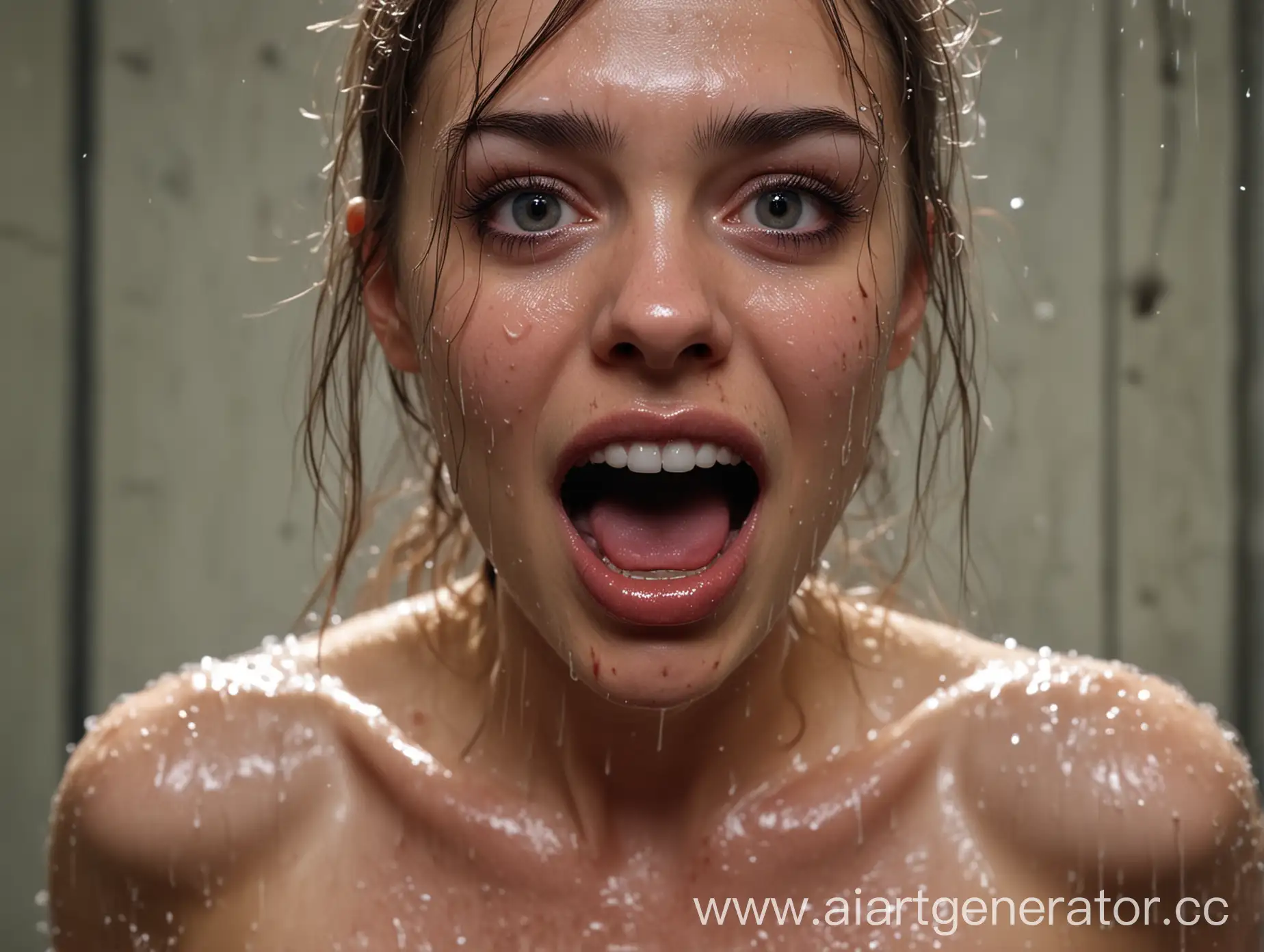 Голая девушка бежит от маньяка половые губы мокрые от возбуждения и широкие глаза .4k