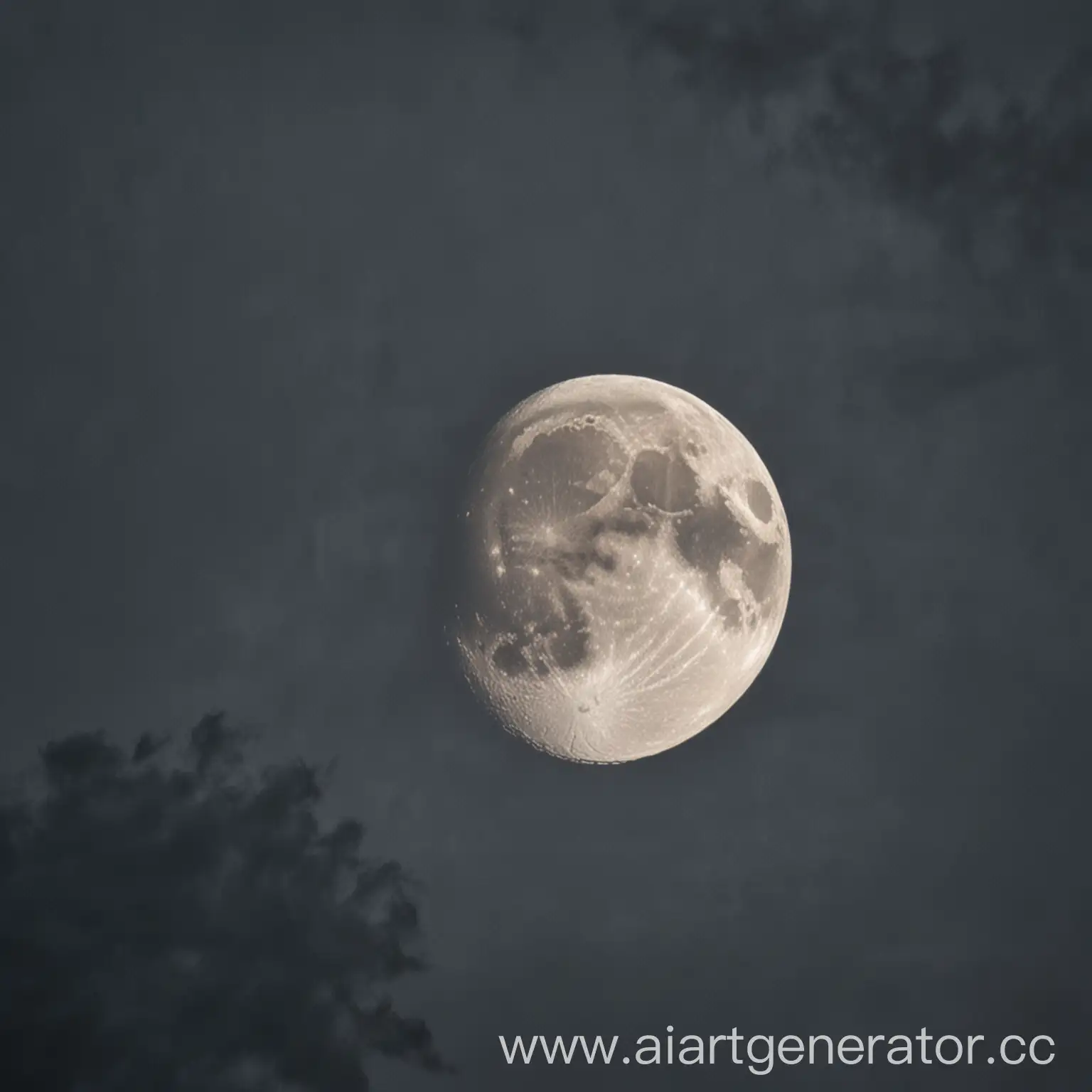 Enchanting-Night-Big-Moon-Illuminating-Dark-Gray-Sky-with-Heavy-Clouds