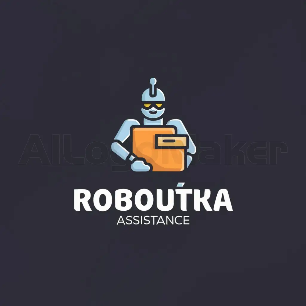 a logo design,with the text "Emergency Courier Assistance", main symbol:Roboûtka,Moderate,be used in Finance industry,clear background
