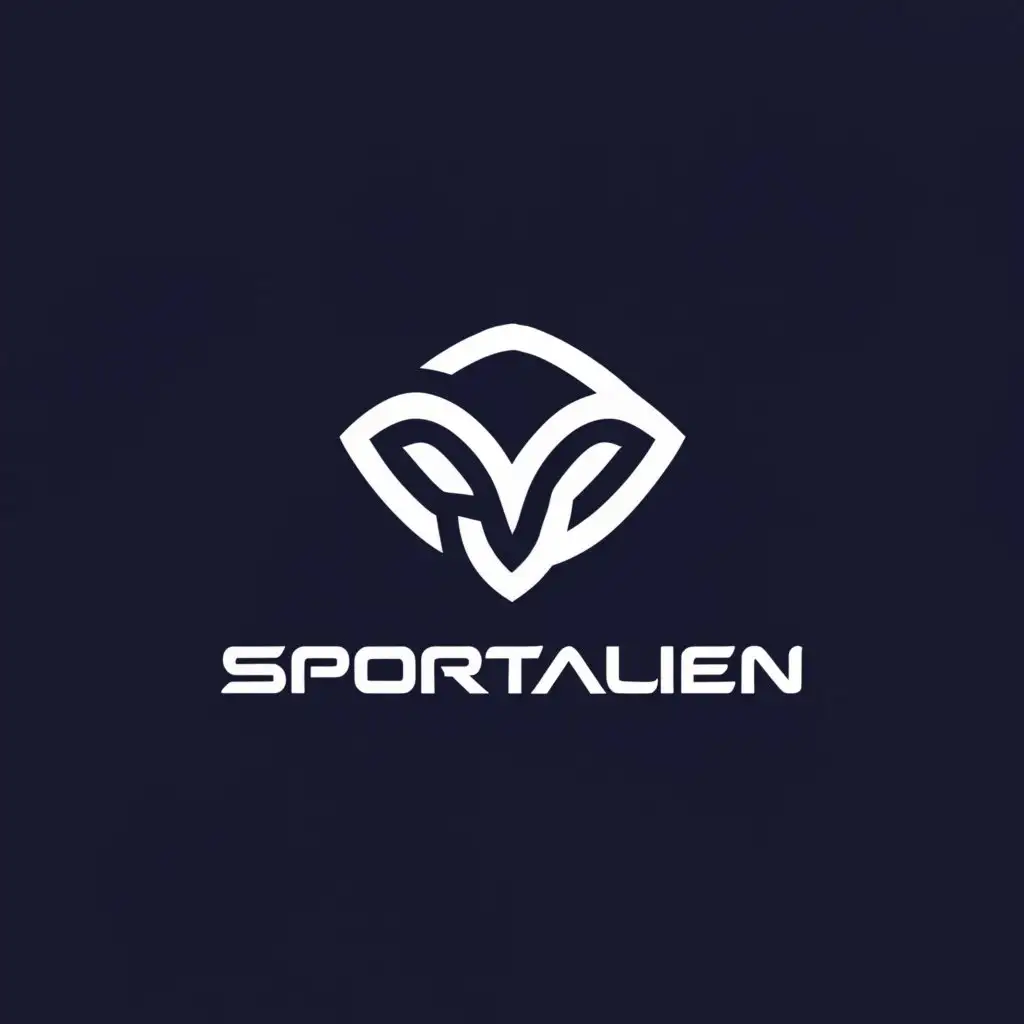 LOGO-Design-For-SportAlien-Futuristic-Alien-Symbol-for-Clothing-Website