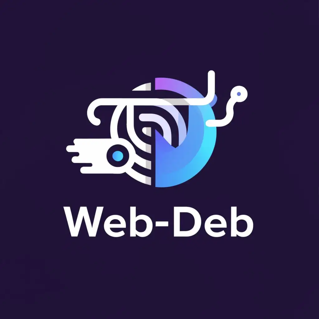 a logo design,with the text "WEB-DEB", main symbol:Internet Site,Moderate,be used in Internet industry,clear background