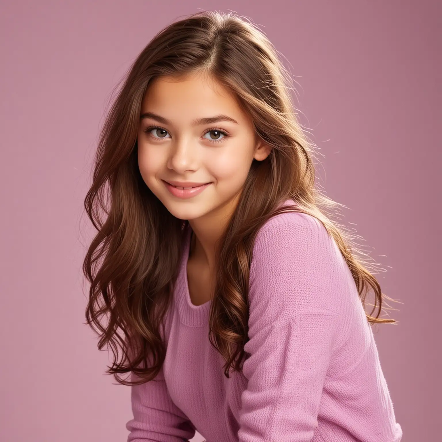 Teen Model Milana Khametova Poses for Disney Channel Shoot