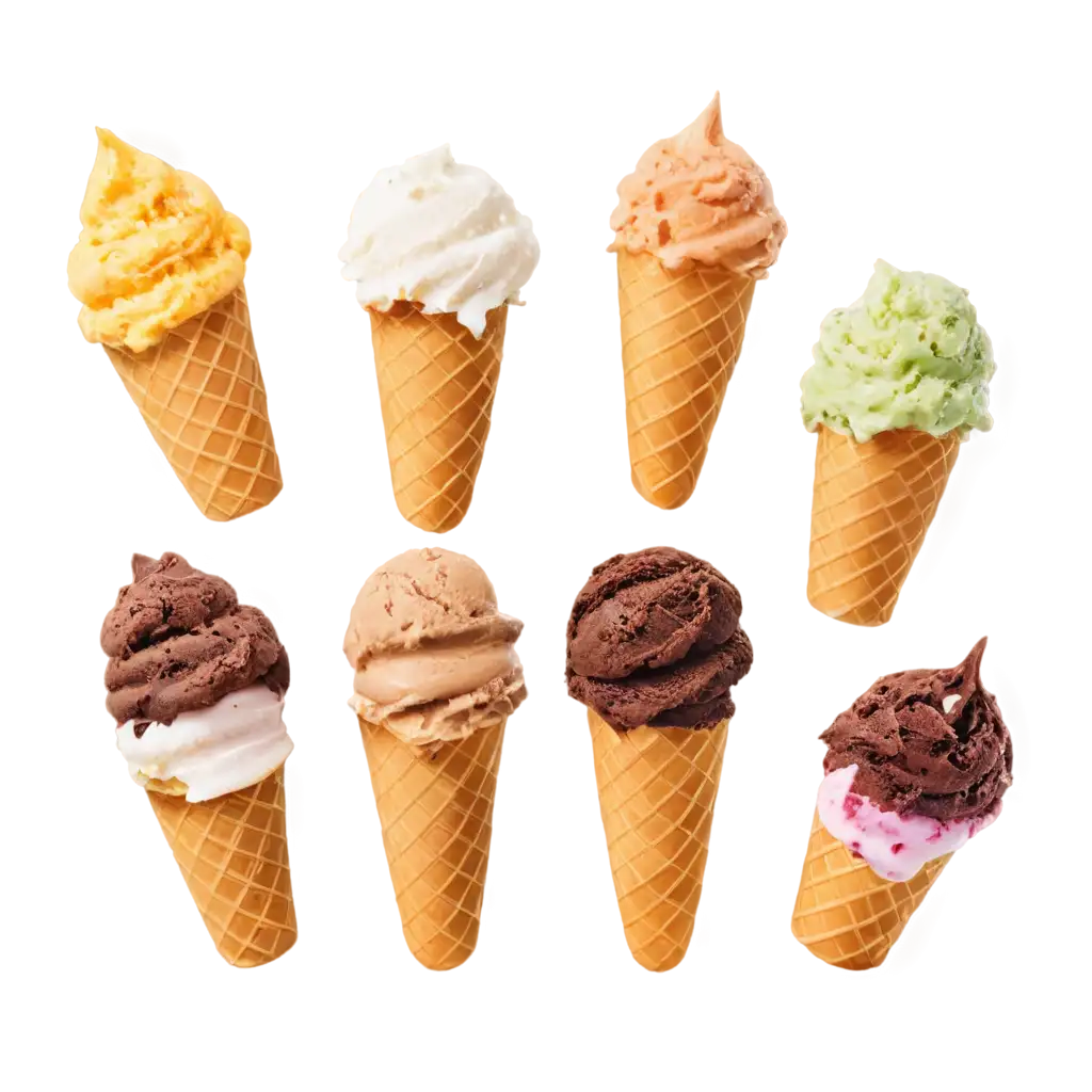 Many-Ice-Cream-PNG-Delightful-Collection-of-Varied-Flavors-in-HighQuality-Format
