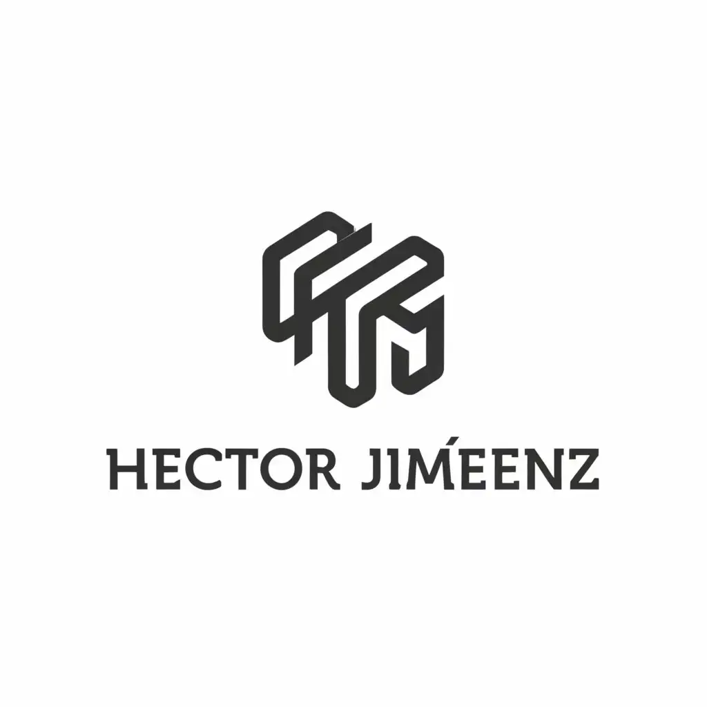 a logo design,with the text "Hector Jiménez", main symbol:software,Moderate,clear background