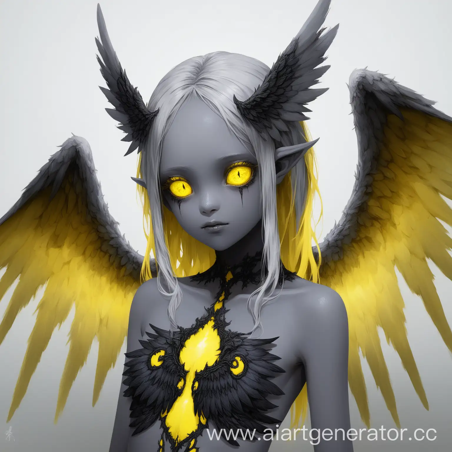 Fantasy-Creature-with-Gray-Skin-Sulfur-Eyes-and-Wings