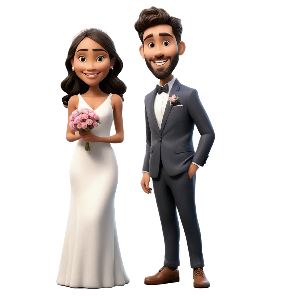 Christian Wedding Caricature