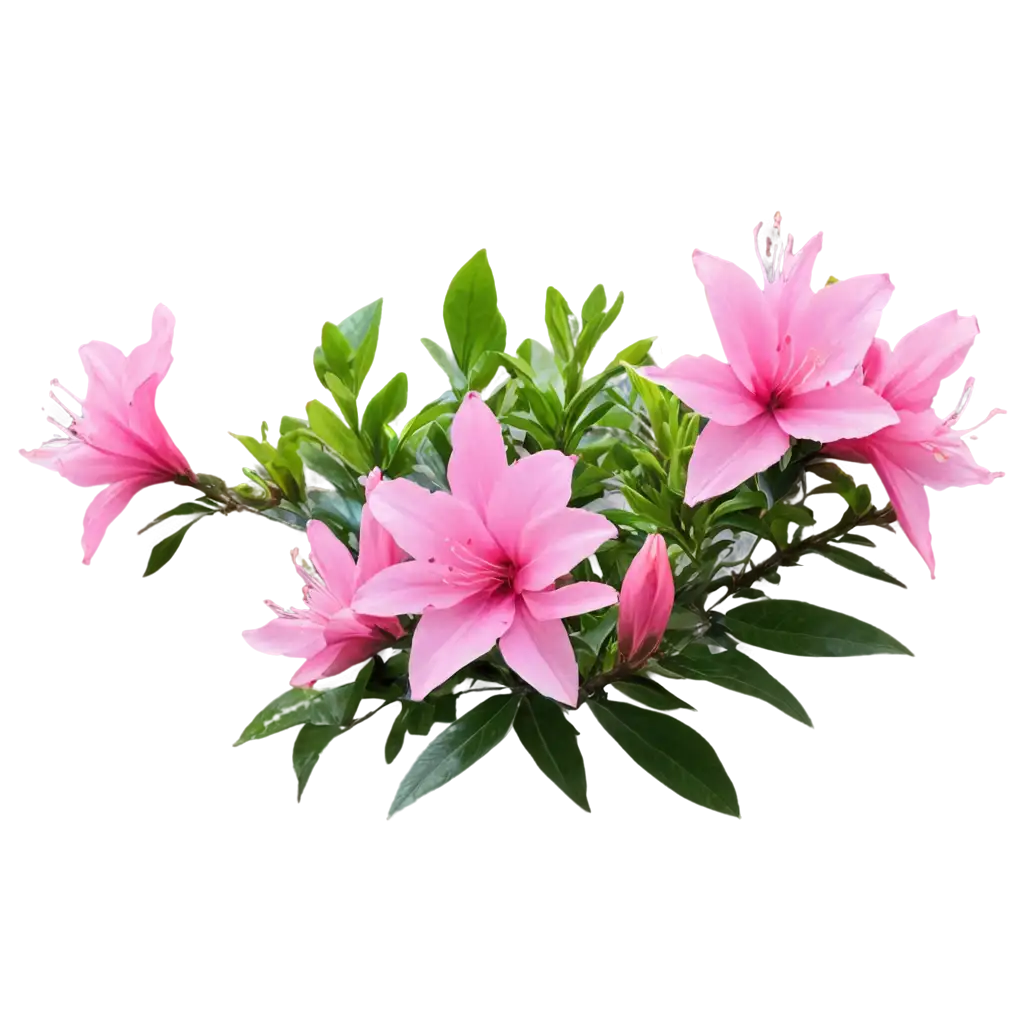 Exquisite-Azalea-Big-Flowers-PNG-Captivating-Floral-Art-for-Versatile-Digital-Applications