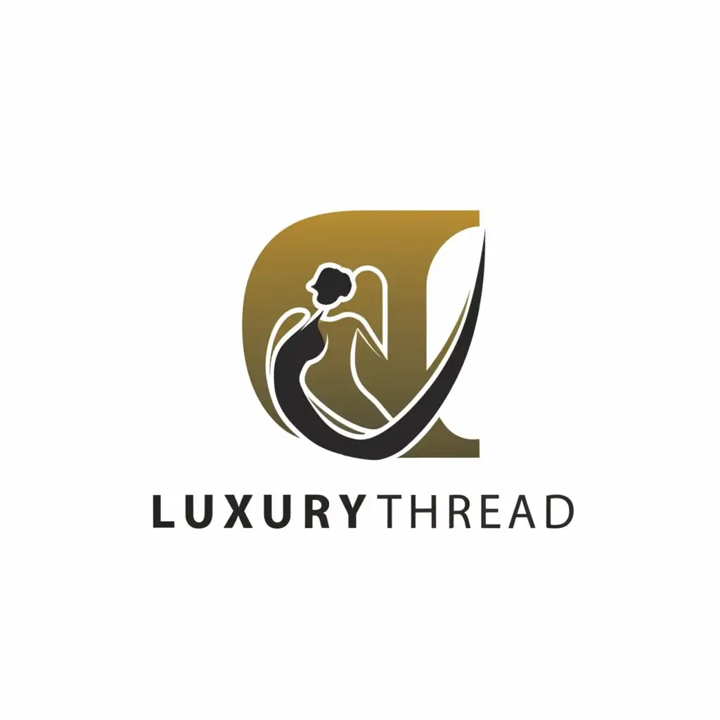 a logo design,with the text "LUXURY THREAD", main symbol:LIFE STYLE,Moderate,be used in Retail industry,clear background