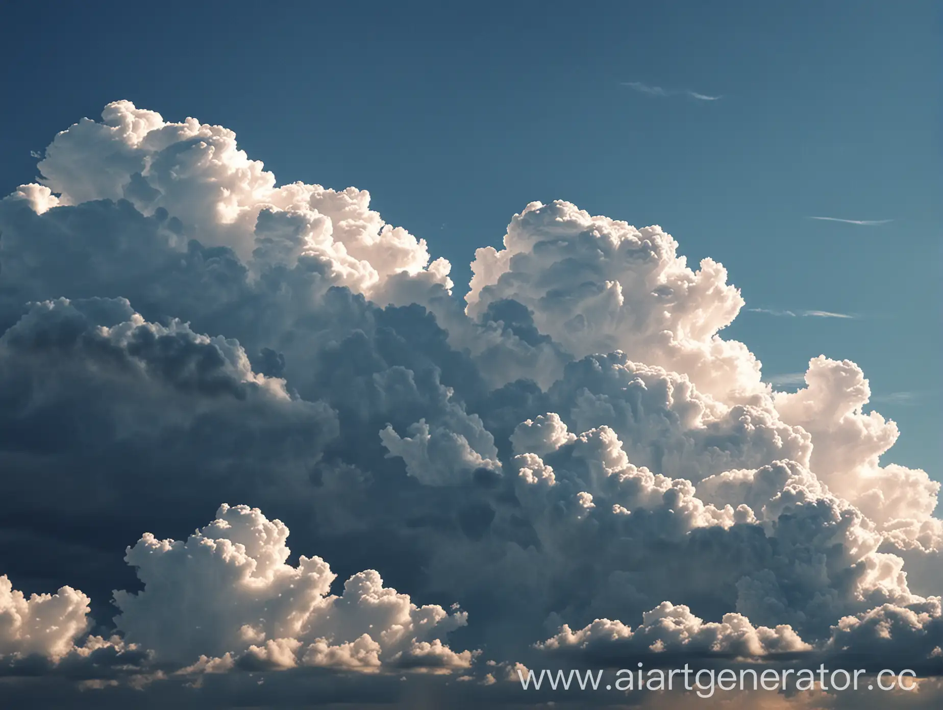 Serenity-in-Azure-Expansive-Sky-and-Gentle-Breeze