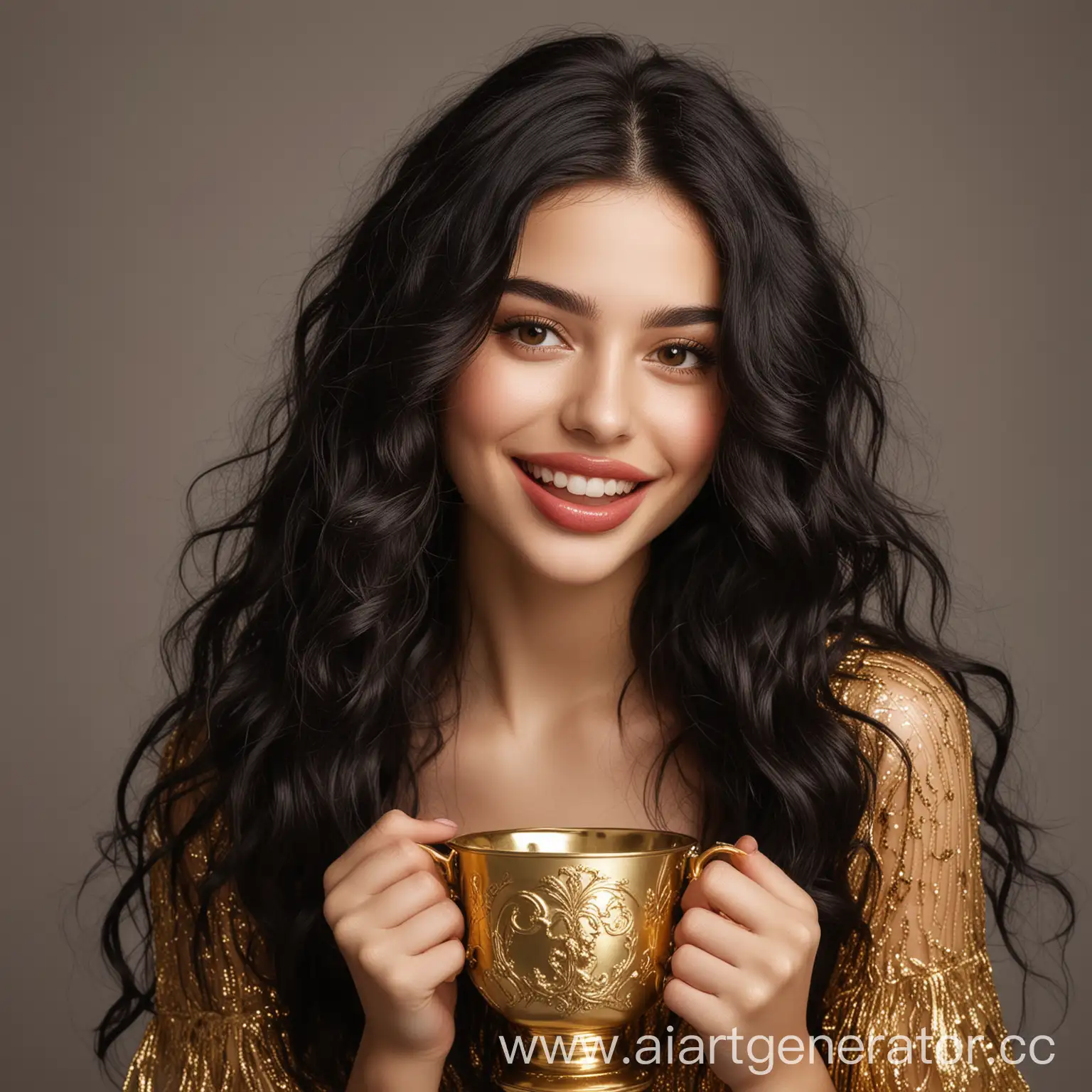 GoldenHaired-Girl-Holding-a-Gilded-Chalice