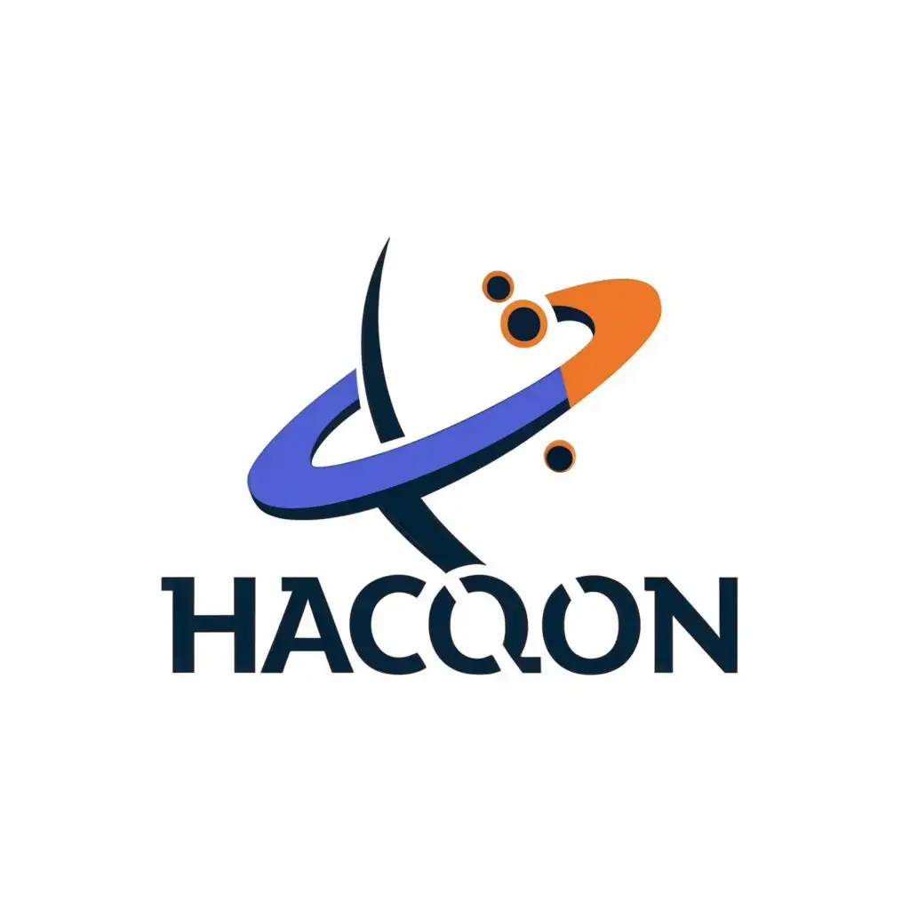 a logo design,with the text "Haclon", main symbol:Space and Science 3D design,Moderate,be used in Research industry,clear background