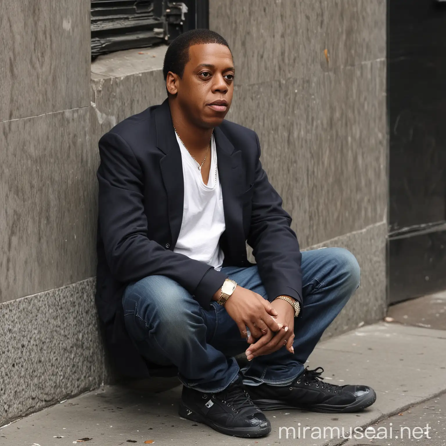 JayZ Homeless in New York City Portrait of Urban Displacement