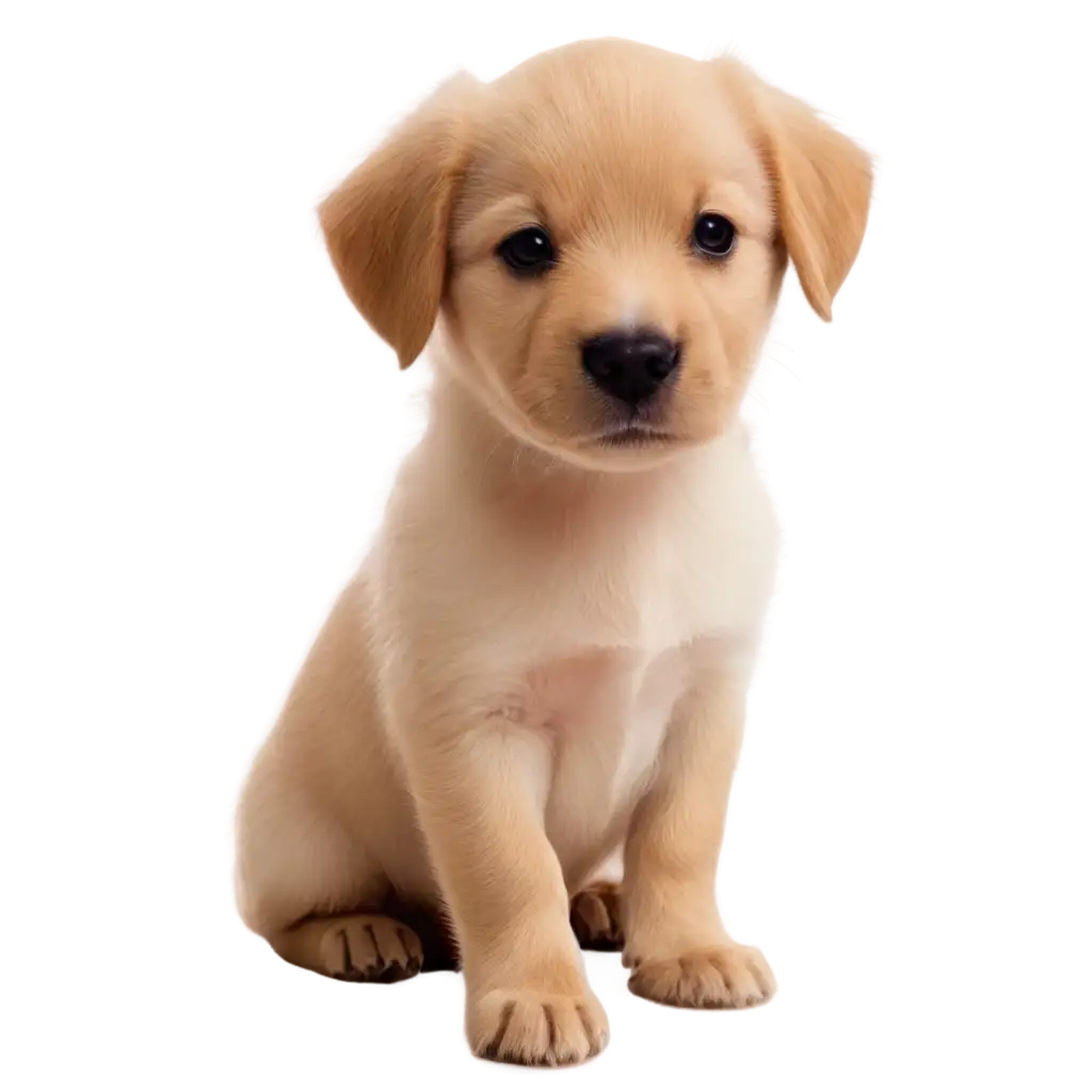  a cute puppy