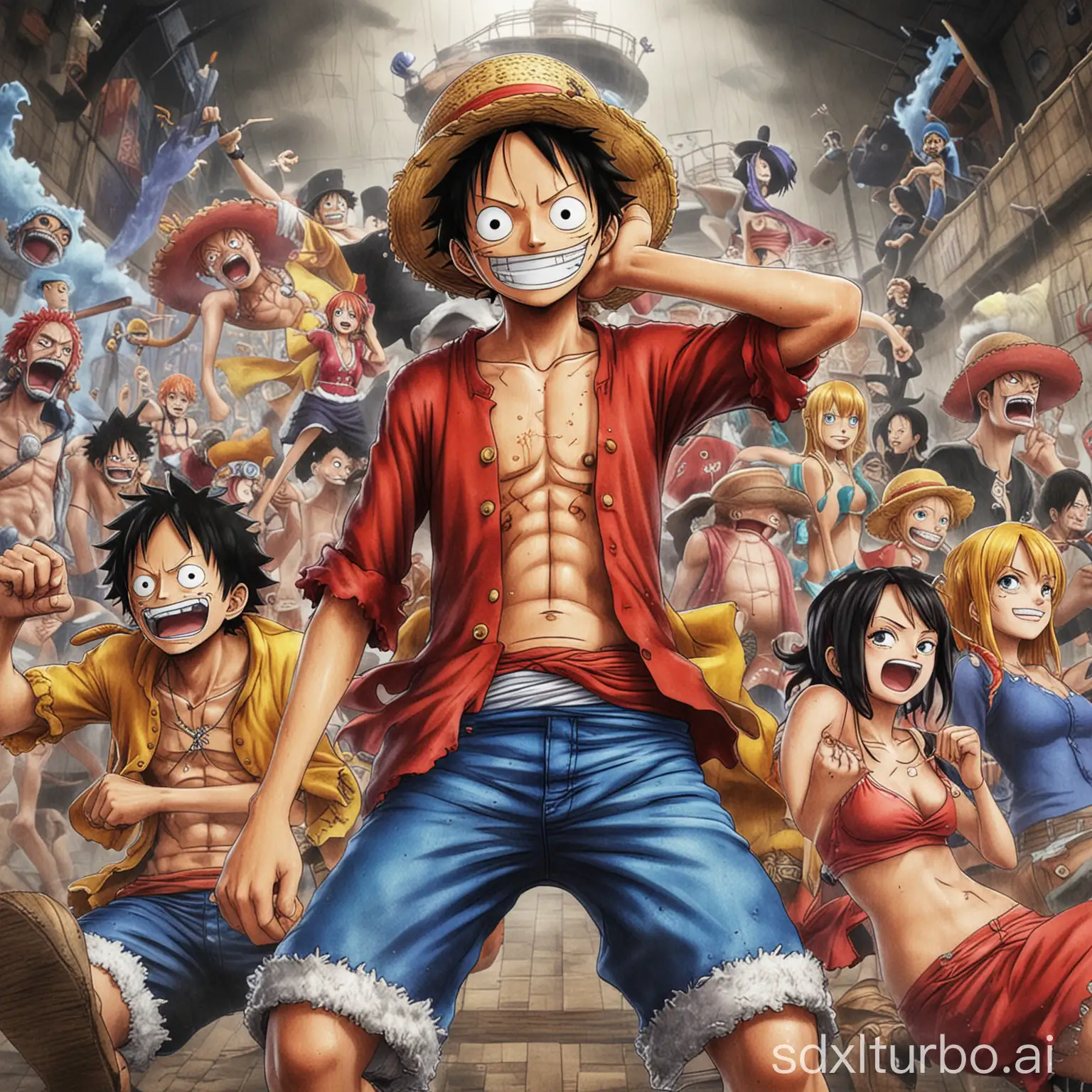 Colorful-Adventures-One-Piece-Animation-Artwork