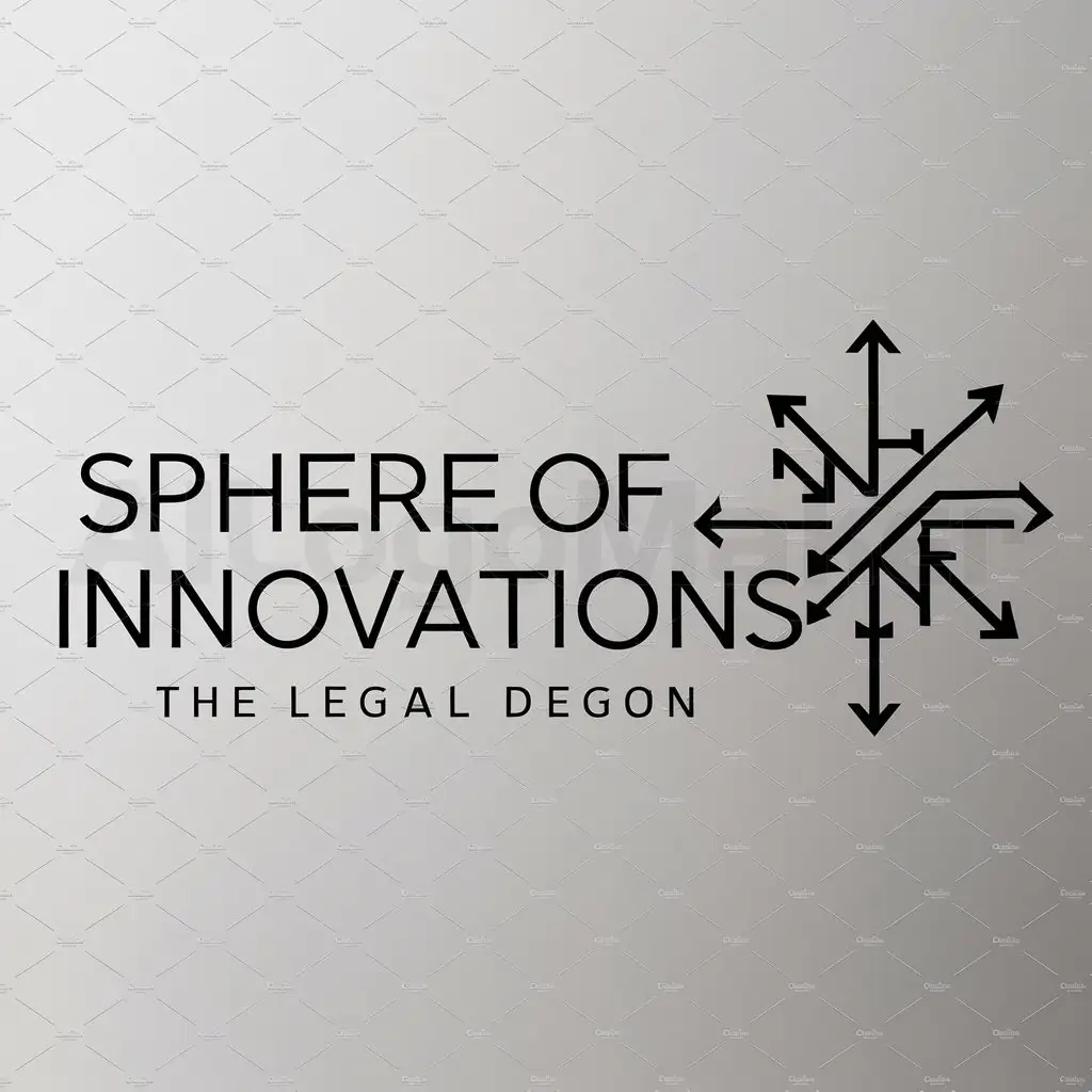 a logo design,with the text "Sphere of innovations", main symbol:network and policy,complex,be used in Legal industry,clear background