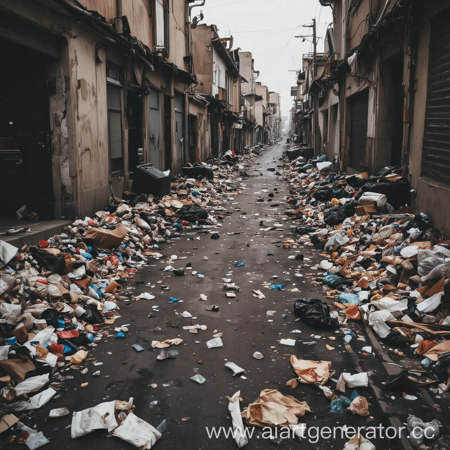 улицы в мусоре