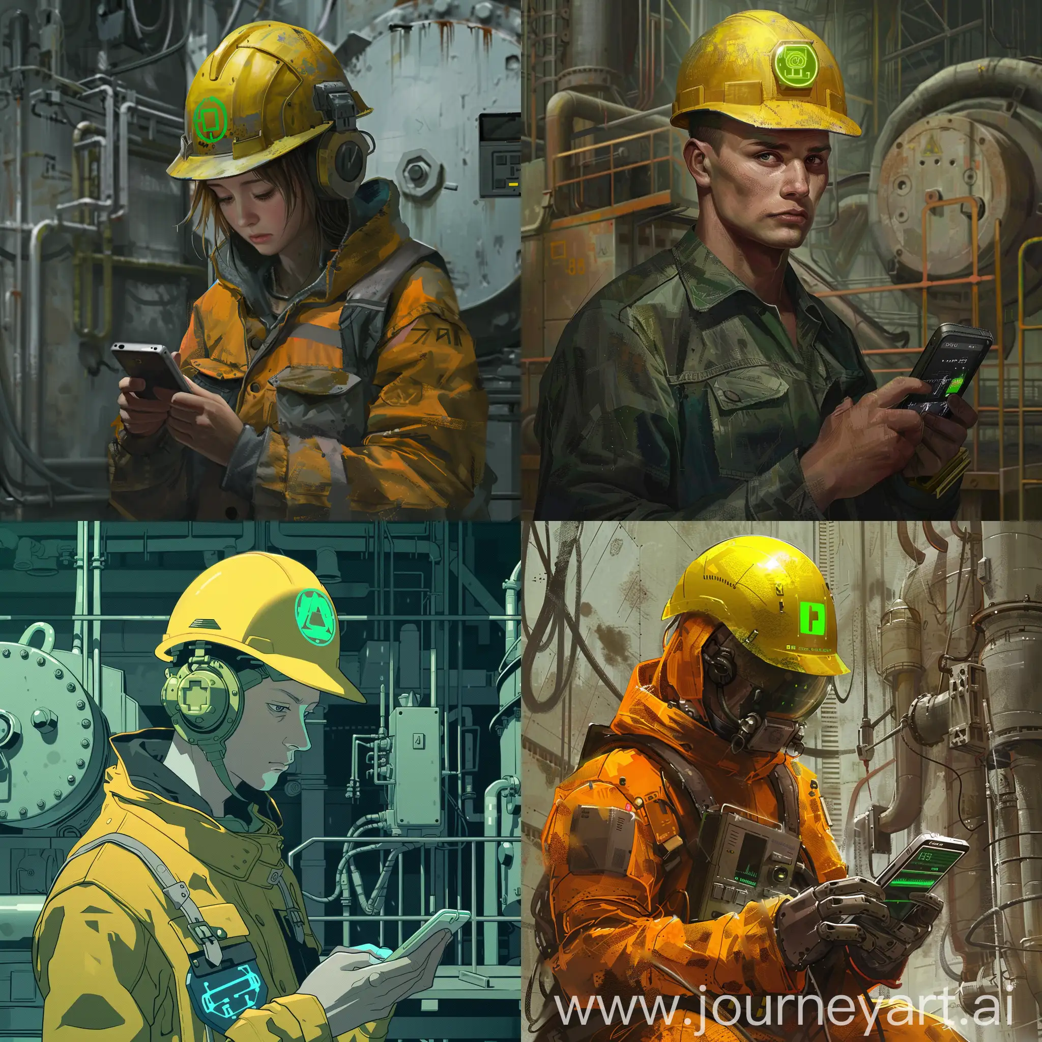Young-Slavic-Nuclear-Power-Plant-Operator-in-Work-Clothes-with-Android-Symbol-Hard-Hat