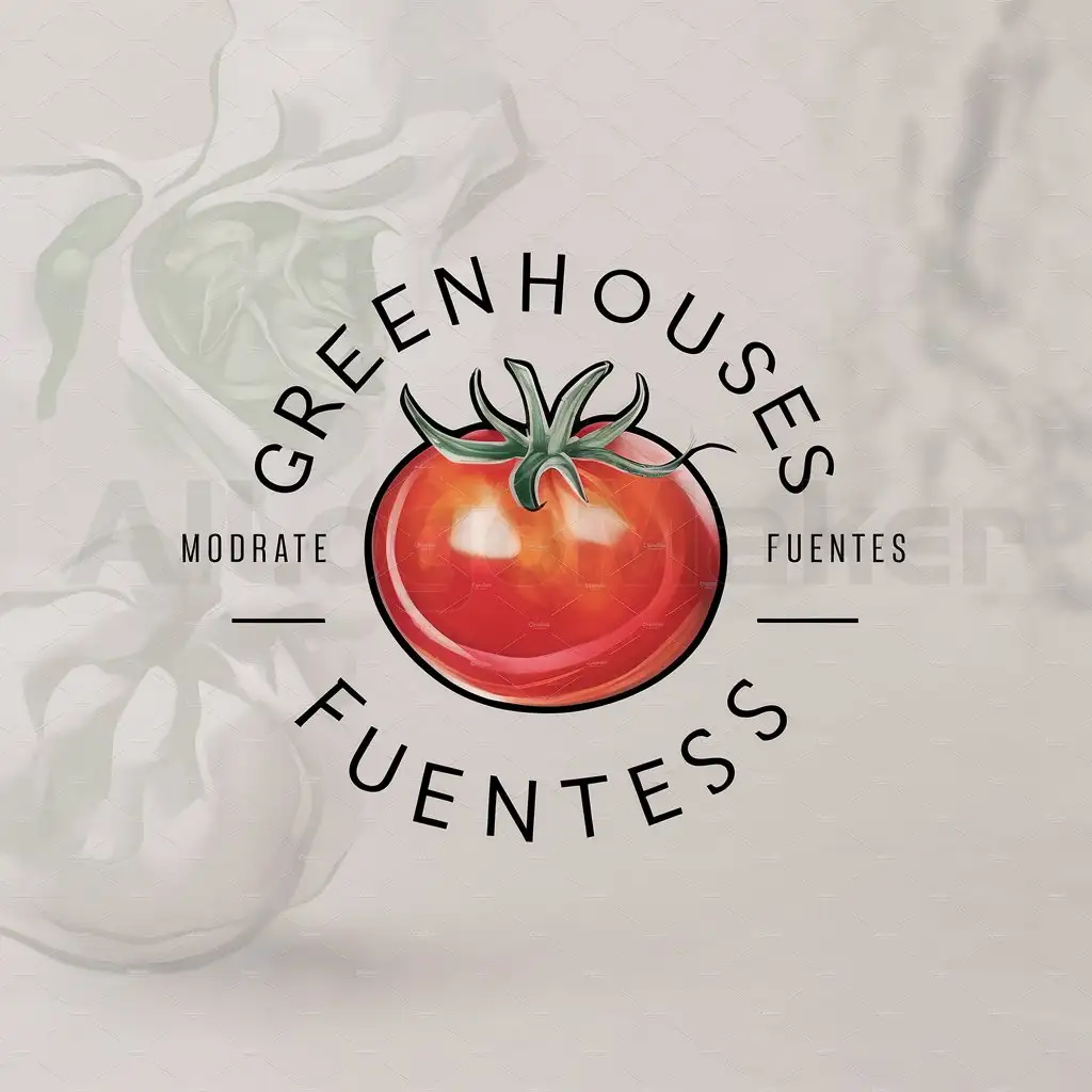 LOGO-Design-for-Greenhouses-Fuentes-Fresh-Tomatoes-in-Lush-Greenhouses