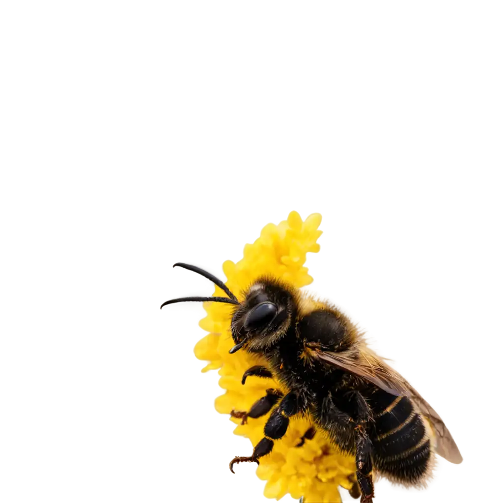 Exquisite-Bee-Illustration-Transform-Your-Content-with-a-HighQuality-PNG-Image