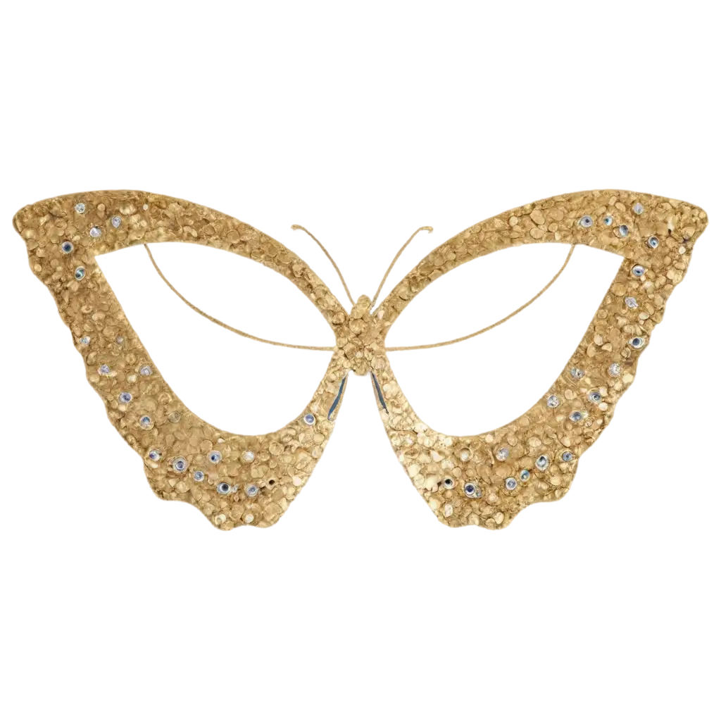A butterfly mask