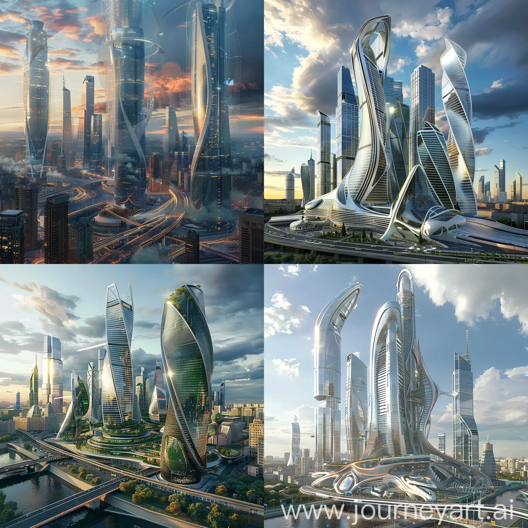 SciFi-Moscow-Advanced-Science-and-Technology-in-NanoAI-Interfaces-and-Dynamic-Skyscrapers