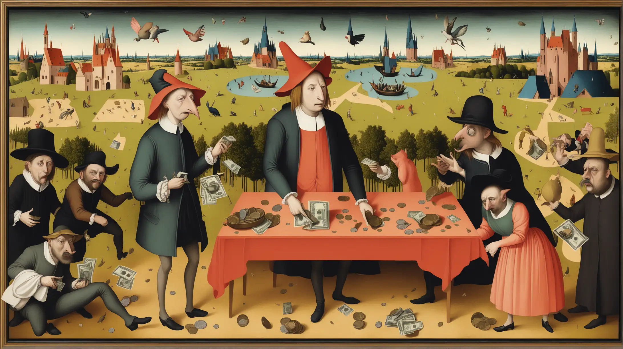 Art Dealer Caught Stealing Money A Boschian Allegory