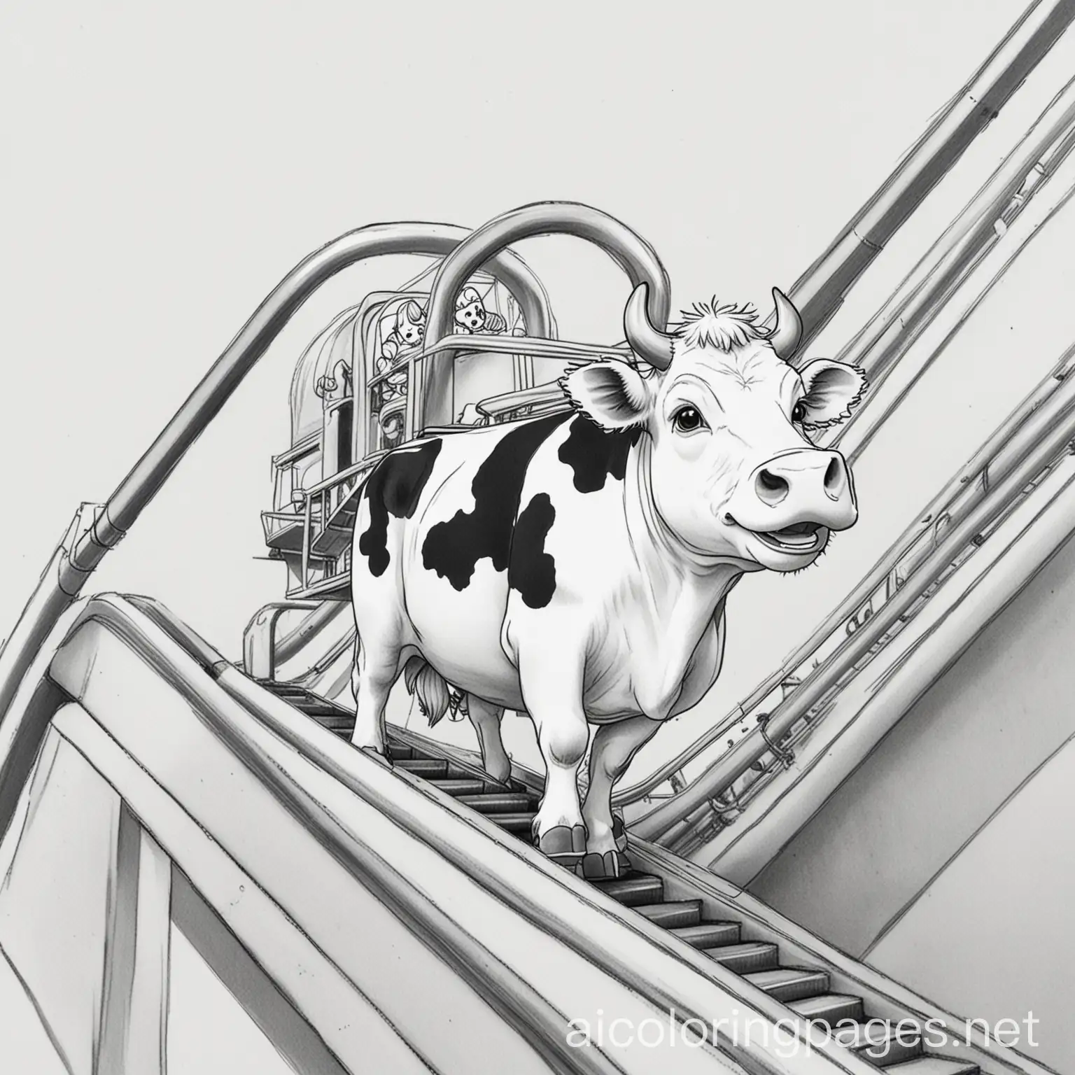 Cute-Cow-Riding-Escalator-Coloring-Page-for-Kids